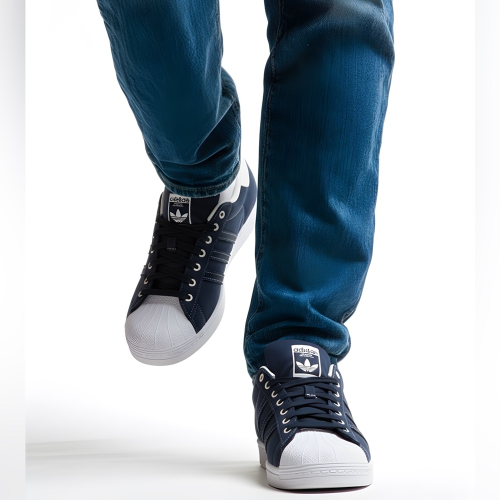 adidas Originals Men's Superstar Sneaker, Collegiate Navy/Collegiate NAVY/W 3.5